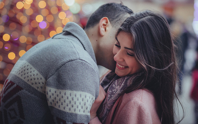 笑顔のカップル